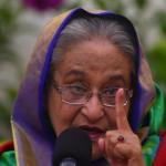 Sheikh Hasina rebuking
