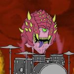 monster band GIF Template