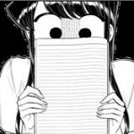 Komi-san Blank Note Book meme