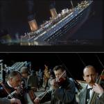 Titanic sinking, violinists meme