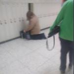 locker hallway meme
