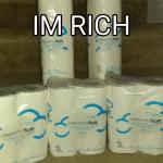 Toilet paper $RICH$