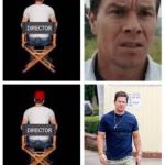 Mark Wahlberg confused and walking