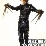 Edward Scissorhands | TOILET PAPER FREE LIFE? WELCOME TO THE CLUB. | image tagged in edward scissorhands | made w/ Imgflip meme maker