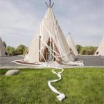 toilet paper teepee