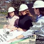 Melania Trump Tennis Pavillion meme