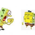 spongebob angry