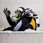 Scuba Dive In Tub meme