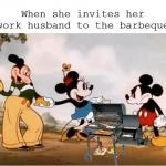 Work Boyfriend Barbeque Invite meme