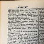 Fascist Definition as of 1921