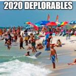 Beach Day | 2020 DEPLORABLES | image tagged in beach day | made w/ Imgflip meme maker
