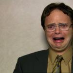 Crying Dwight