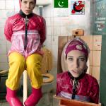Halal: the stupid cunt fahişezulma sits on the pointy pole her a