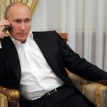 Putin on the phone