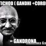 Gandhi + corona