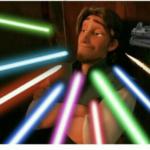 Flynn rider lightsabers