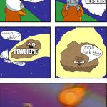 Shooting star | I WISH TO BE T-SERIES; PEWDIEPIE | image tagged in shooting star | made w/ Imgflip meme maker