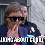 Official licks finger | YOU TALKING ABOUT COVID 19 BRO | image tagged in official licks finger | made w/ Imgflip meme maker