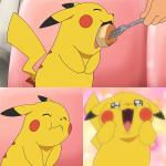 Pikachu Eats