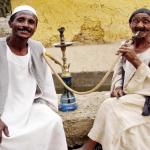 Two Guys Smoking Shisha