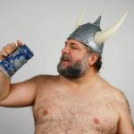 Rune Viking Horned Helmet Drunk