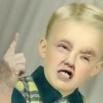 Trump angry crazy child