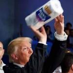 Trump Throwing Paper Towels To People During COVID 19 Outbreak