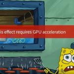 SpongeBob GPU Error