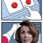Two buttons Pelosi meme