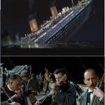 Titanic Sinking and Musicians meme