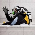 Scuba Dive In Tub | GOVERNMENT: WORK AT HOME; SCUBA DIVERS | image tagged in scuba dive in tub | made w/ Imgflip meme maker