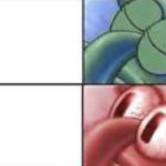 Squidward compare meme