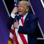 Trump Humps Flag