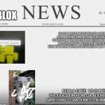 news paper | ROBLOX; DO YOU ARE HAVE STUPID GOT ARRESTED AGAIN AFTER GOING TO SOROS RESTAURANT ROBLOX OWNER SENT DO YOU ARE HAVE STUPID TO JAIL FOR ABOUT 60 YEARS ROBLOX GOT IN  THE NEWS AGAIN KOALA CAFE TAKES A WAR  WITH TROLLS; KOALA CAFE  V3 IS INTO PRUDOCTION ROBLOX ADDRESSES IF MINECRAFT CAN JOIN ITS ADMIN GROUP | image tagged in news paper | made w/ Imgflip meme maker