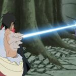 Sasuke stabbing Danzo and Karin