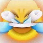 Laughing crying emoji with open eyes  | moms when 3 year old tell unfunny joke | image tagged in laughing crying emoji with open eyes | made w/ Imgflip meme maker