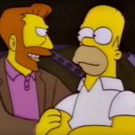Hank Scorpio and Homer Simpson