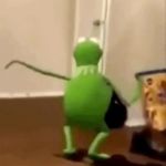kermit dances GIF Template