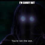 Re;Zero Satella | I'M SORRY BUT | image tagged in rezero satella | made w/ Imgflip meme maker