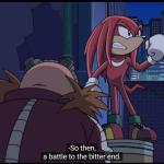 Knuckles battle to the bitter end