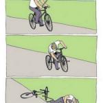 bike fail meme
