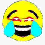 Deepfried Laughing Emoji