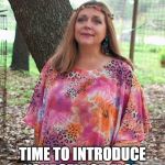 Carol Baskin | HEY COOL CATS & KITTENS TIME TO INTRODUCE YOURSELF OR ELSE | image tagged in carol baskin | made w/ Imgflip meme maker