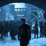 Jon Snow leaving Castle Black