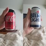 Coke Zero Labatt's Blue