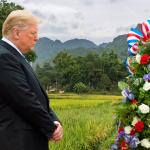 Trump wreath vietnam