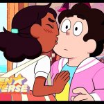 Connie kissing Steven