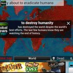 X to destroy humanity meme