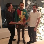 Ryan Reynolds handshake confused