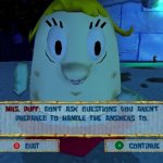 Don't ask Mrs Puff